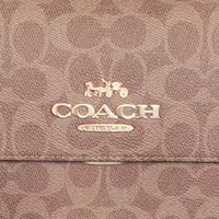 细节控沦陷！COACH BRYNN 老花包的质感太绝了