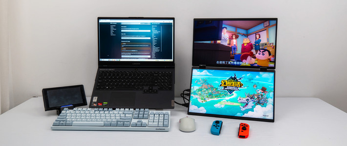 便携屏还能这么玩?我的高效生产力雕塑家4K折叠双屏MU156LA