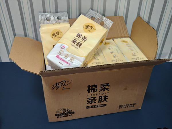 一箱用一年，清风挂抽又厚又柔又省