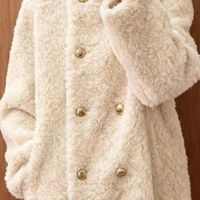 双十一拥有朗姿2025冬新款仿皮草大衣