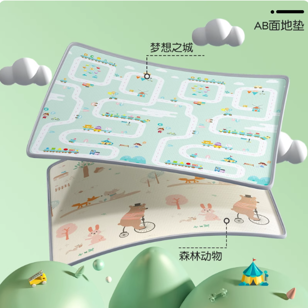 被问爆的带娃神器！品高 XPE 爬爬垫陪娃从翻身用到学步✨