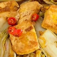 娃娃菜烧豆腐的家常做法