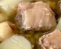 好吃喝请上报，山药绿豆排骨汤的详细步骤