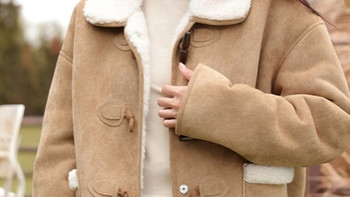 双十一冬日封神！班尼路羊羔绒麂皮外套暖到心坎里