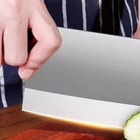 十八子作彩木手柄切片刀，厨房利器