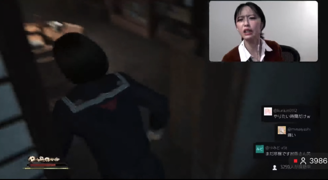 《沉默之丘f》主角「雏子」本尊加藤小夏亲自实况直播,单日观看破百万!