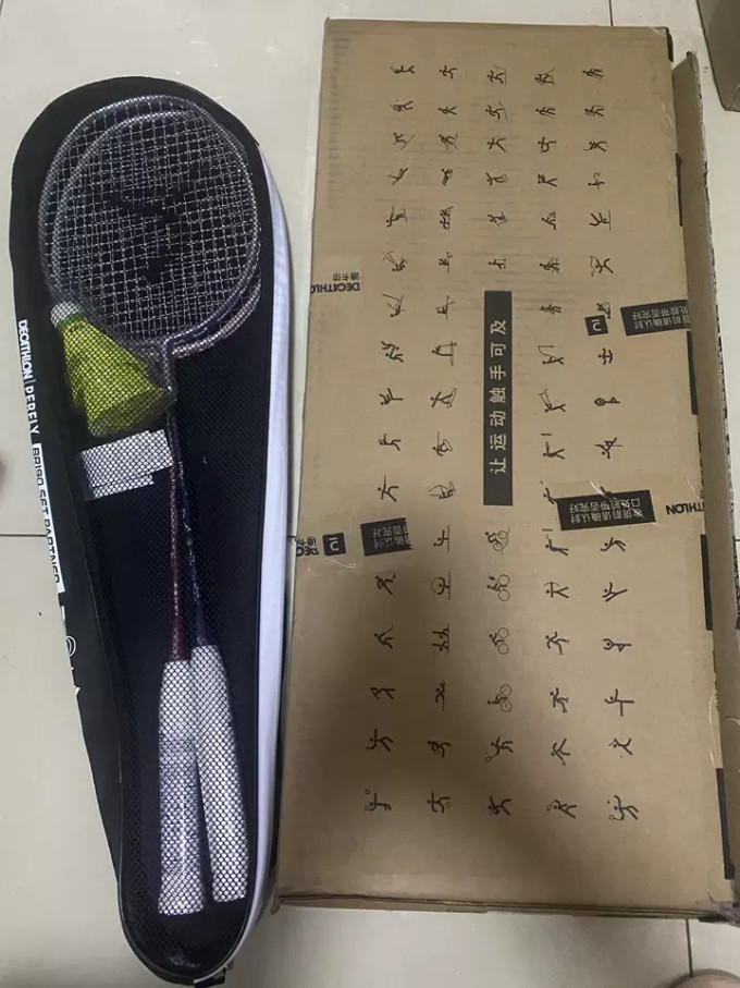 迪卡侬羽毛球具