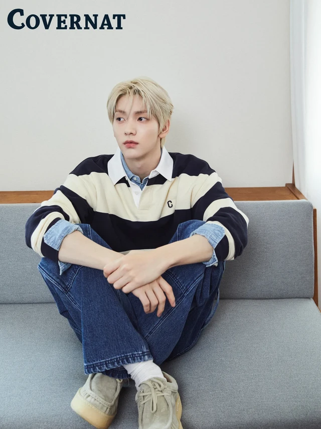 SOOBIN同款海军蓝POLO衫。经典的色彩，沉稳而高级；
扎实的版型，利落不拖沓。
快get同款，演绎你的秋日浪漫故事吧。🍂
#COVERNAT #SOOBIN #秋冬穿搭 #爱豆同款 #双11冲刺