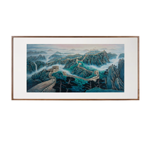 铜师傅手工錾刻铜雕画《众志成城》：镌刻长城气魄，守护家的温度