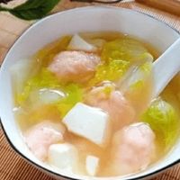 双11给你种草：虾滑白菜汤