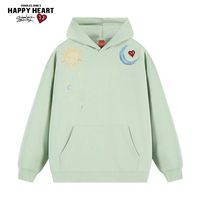 春秋封神卫衣！查尔斯桃心太阳月亮印花太戳潮男心✨