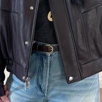 金靖同款羊毛毛领羽绒服