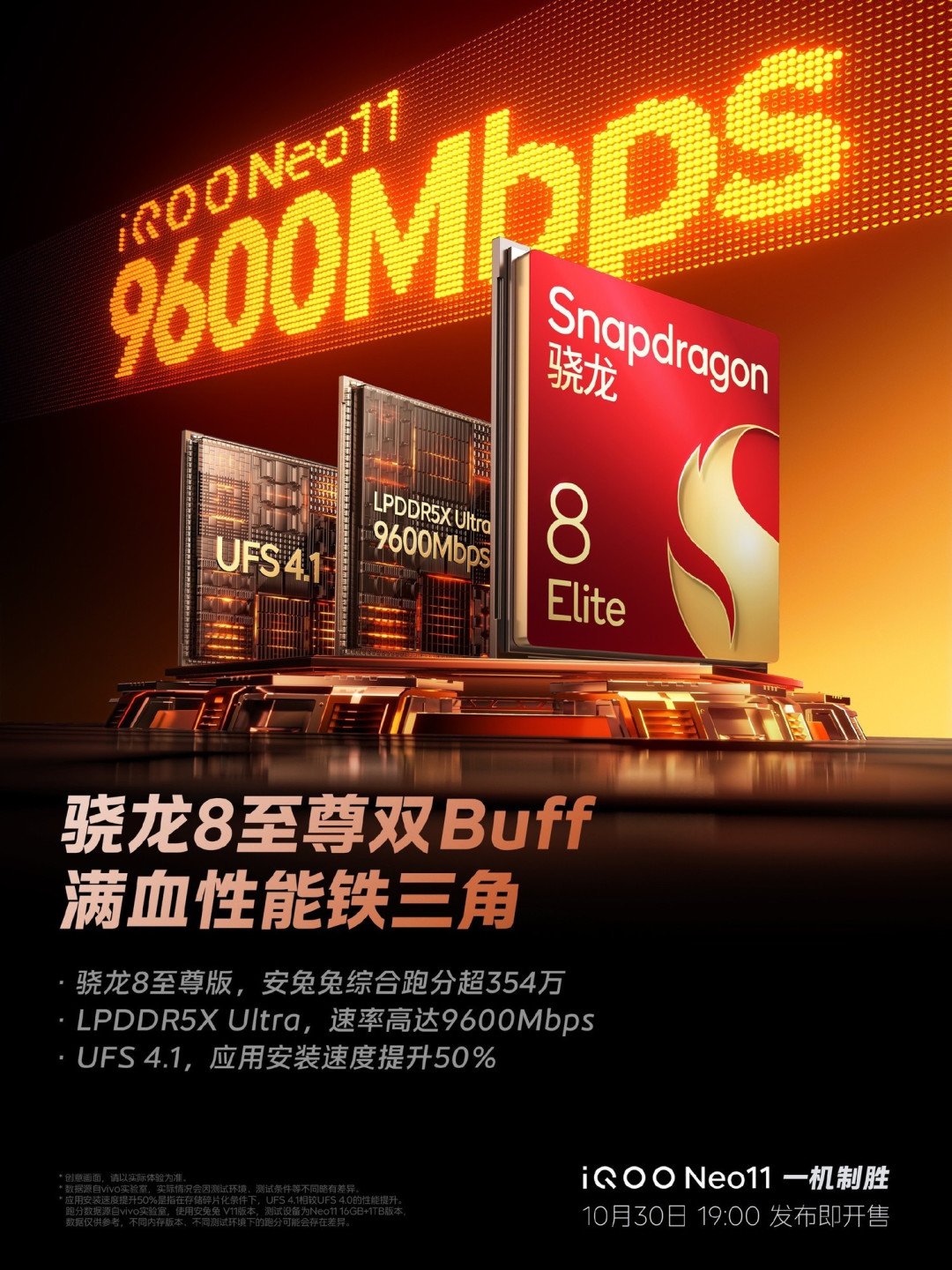 2K屏+双芯加持打造赛级游戏体验,iQOO Neo11今晚见