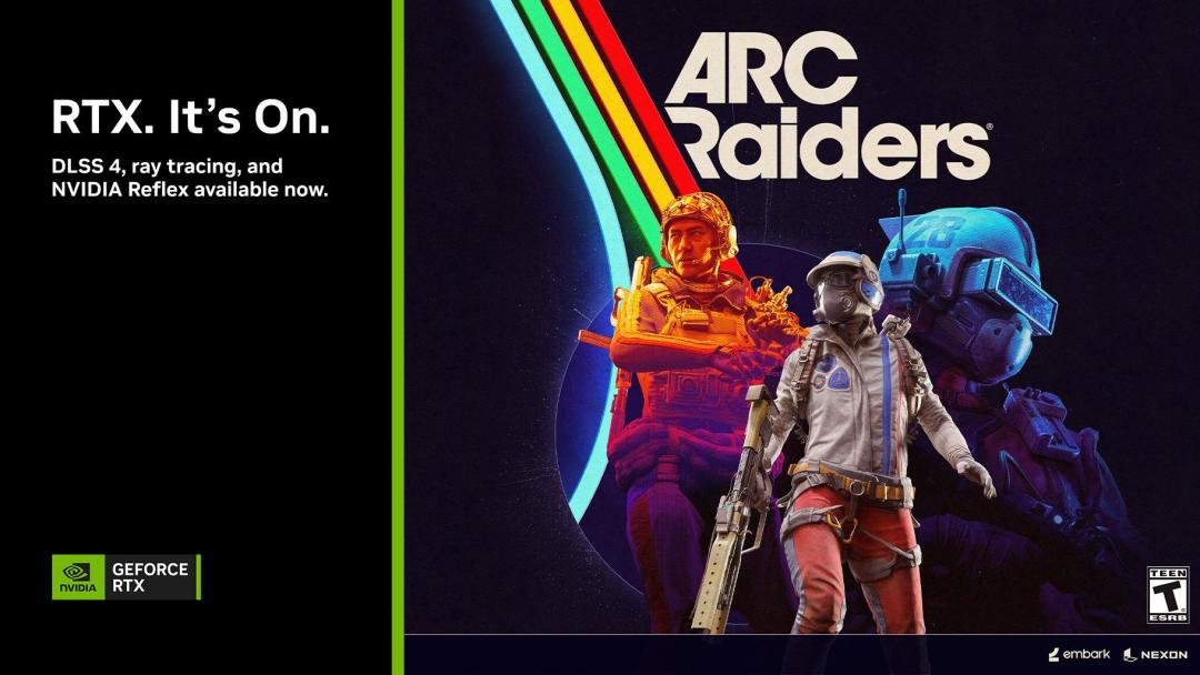 ARCRaiders、《二重螺旋》等游戏首发支持DLSS4