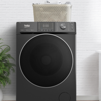 告别分批洗衣！倍科洗衣机，12KG直驱变频让全家衣物一次净洁