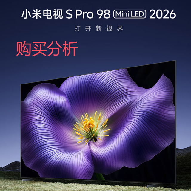 小米电视新品 S Pro 98 Mini LED 2026款平板电视机   深度分析