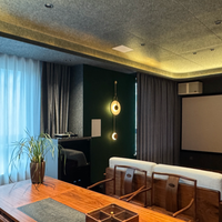 案例|墨影流香,声入茶境:上海天马山24㎡茶室/影院融合方案