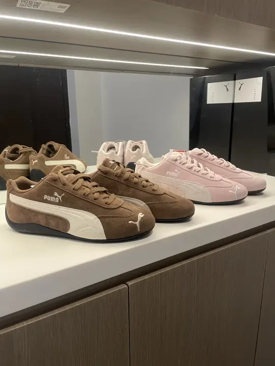 198💰puma赛车鞋，棕色和樱花粉入手那个呢？