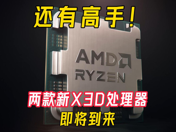 还有高手？AMD新X3D处理器即将到来！更强！