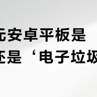 199元安卓平板是‘真香机’还是‘电子垃圾’？全网用户观点大PK