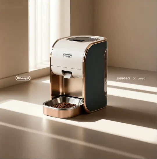 【AIGC｜宠物喂食器｜致敬品牌德龙】