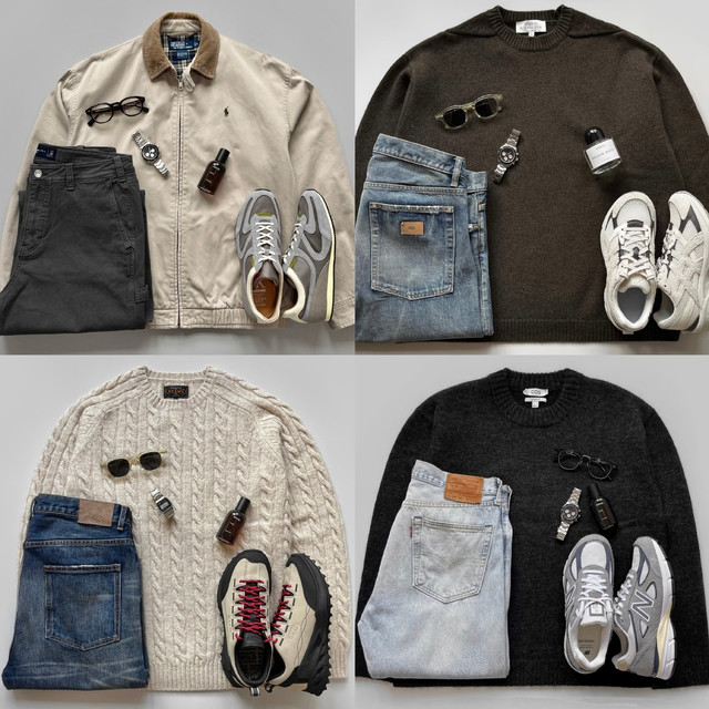 秋日「松弛感穿搭」：4套无品牌公式，把舒适穿成风格