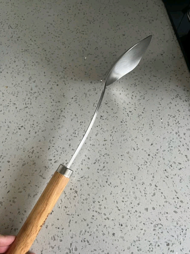 厨房刚需好物！拜格不锈钢木柄锅铲太顺手