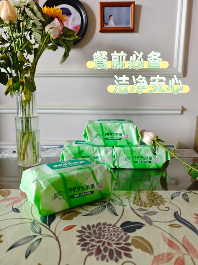 清风纸品湿巾