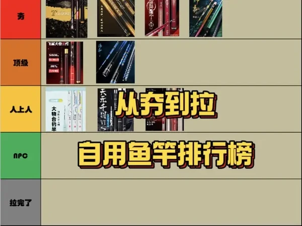 从夯到拉自用鲢鳙竿排名，欢迎来辩～#鱼竿排行榜 #空钩悟道锦粼旗舰版 #鲢鳙竿推荐 #从夯到拉 #鱼竿推荐 @空钩悟道官方旗舰店