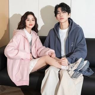 唐狮春季新款情侣外套男女连帽卫衣