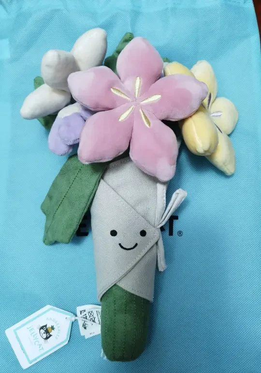 jellycat手捧花鉴真