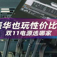 双11电源选哪家 振华卓凌ZILLION白金P1000电源 静音高配装机分享