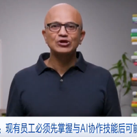 微软CEO纳德拉：公司或在一年内重启招聘 前提是现有员工掌握与AI协作技能