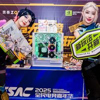 索泰天启显卡亮相2025全民电竞嘉年华，试玩人超多，5070还是强！