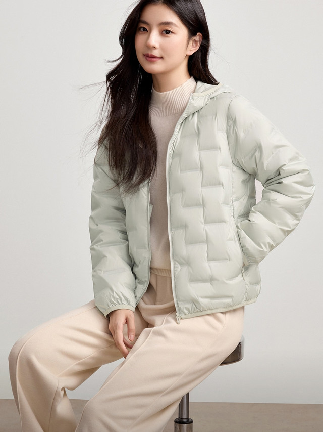 小个子秋冬本命！雅鹿立领羽绒服太绝