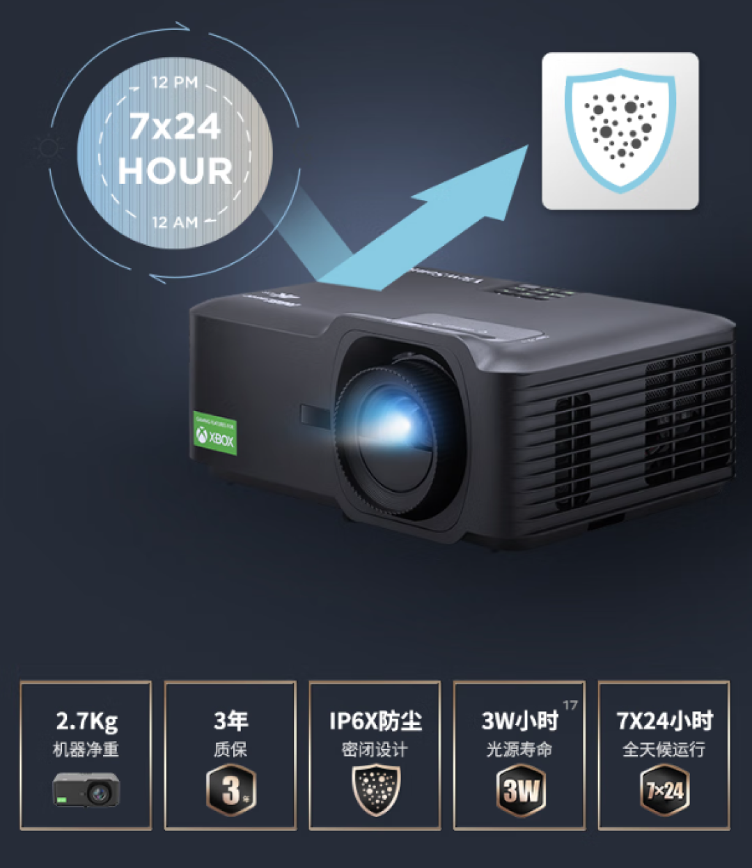 双11买对不买贵!优派LX700-4KUltra三色激光投影影游全能王特惠来袭