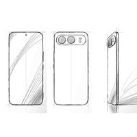 荣耀500线稿图曝光，横向大跑道DECO+大R角直屏，外观“果果的”