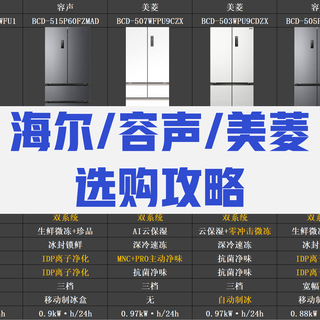 4000元预算，海尔、容声、美菱冰箱怎么选？
