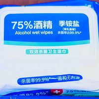 简禾双效杀菌卫生湿巾：75%酒精 + 季铵盐，给防护加道 双保险