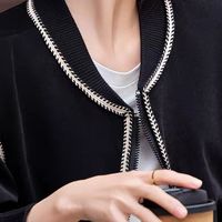 Basic House百家好复古小香风麦穗纹短款棒球服 秋季穿搭C位