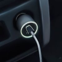 双十一剁手好物：小米车载充电器快充版1A1C 100W体验。