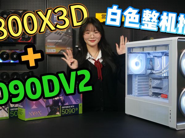 颜值 散热 性能我全都要！9800X3D+RTX5090Dv2 鬼斧217无限镜 游戏整机配置推荐