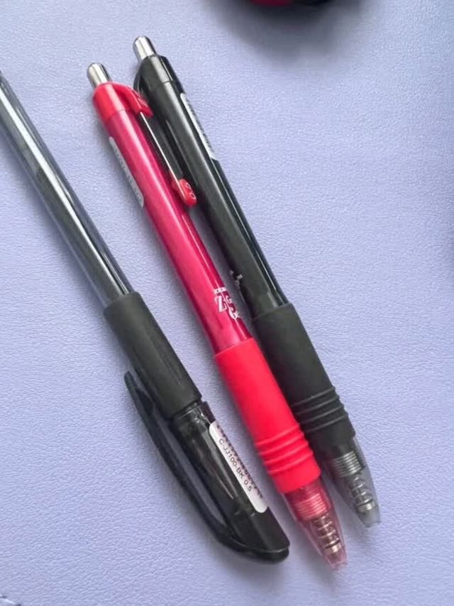 斑马笔防滑又顺滑