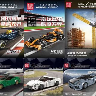 宇星模王10月新品-第一批的八款，两台大的F1和塔吊不错。