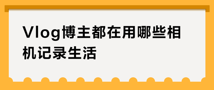 Vlog博主都在用哪些相机记录生活？3115位用户实测推荐这10款