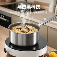 宝妈封神！德国三头鹰纯钛奶锅真的绝了✨