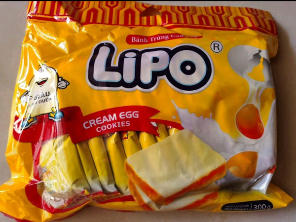 Lipo奶油味面包干：越南进口的酥脆享受
