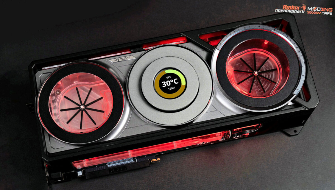 ROG Astral 水冷版震撼登场:比原厂还帅的定制显卡