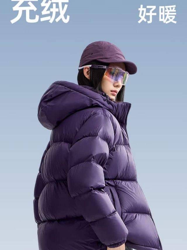 企鹅骆驼联名雪泡芙羽绒服太绝了！男女同款百搭不挑人