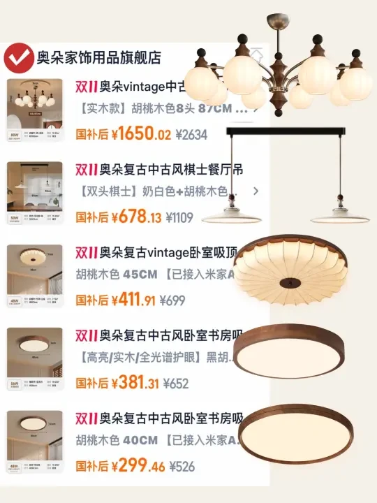 风很大的奥朵中古风灯具，用了 3 个月我真香